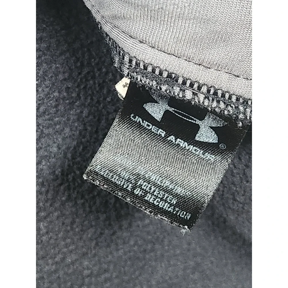 Under Armour 1/4 Zip Mens 2XL‎ XXL Black Fleece Outdoors Sweatshirt Pullover Zip